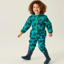 Kids' Penrose Puddle Suit | Hydro Blue Geo Camo