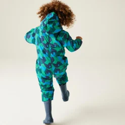 Kids' Penrose Puddle Suit | Hydro Blue Geo Camo