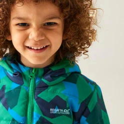 Kids' Penrose Puddle Suit | Hydro Blue Geo Camo