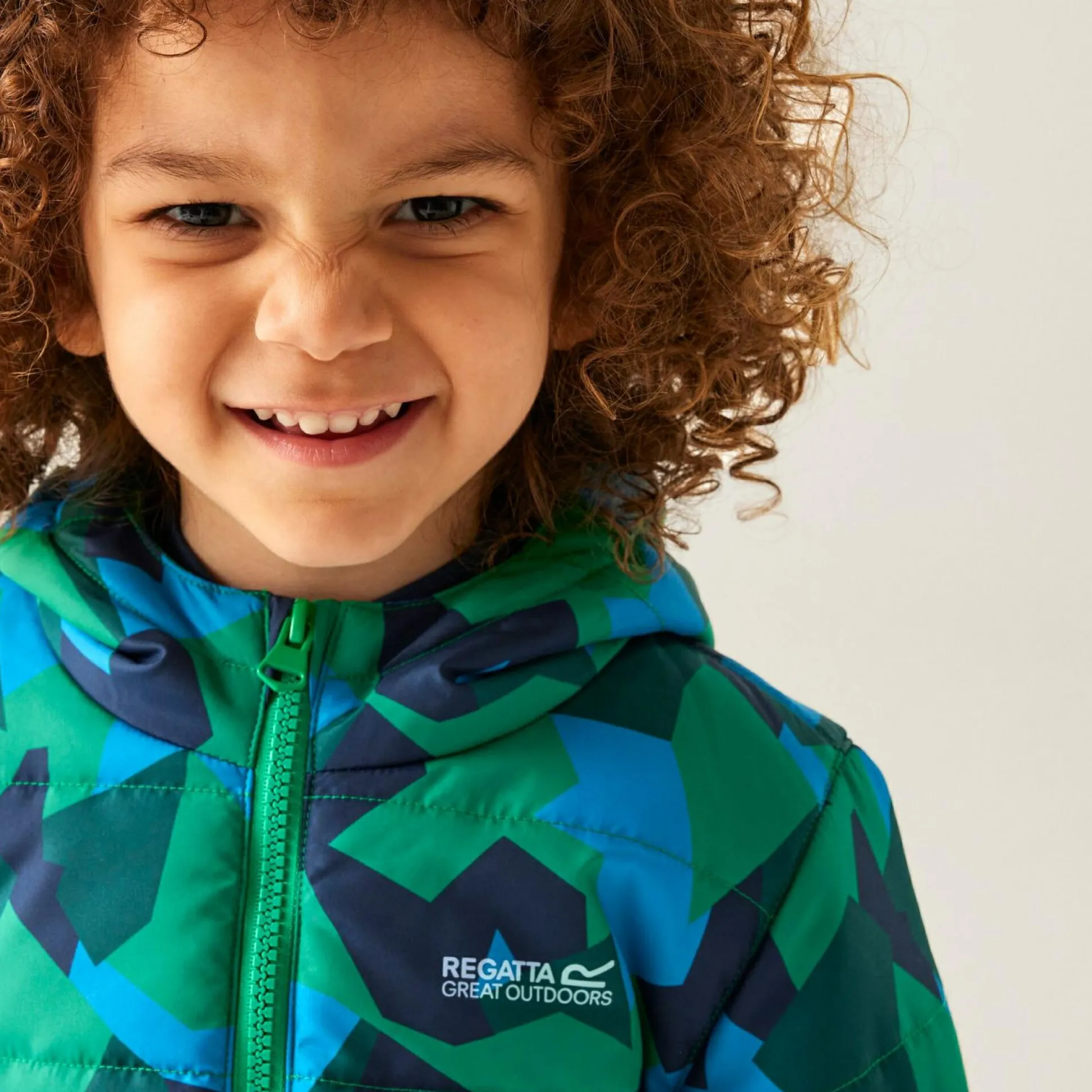 Kids' Penrose Puddle Suit | Hydro Blue Geo Camo