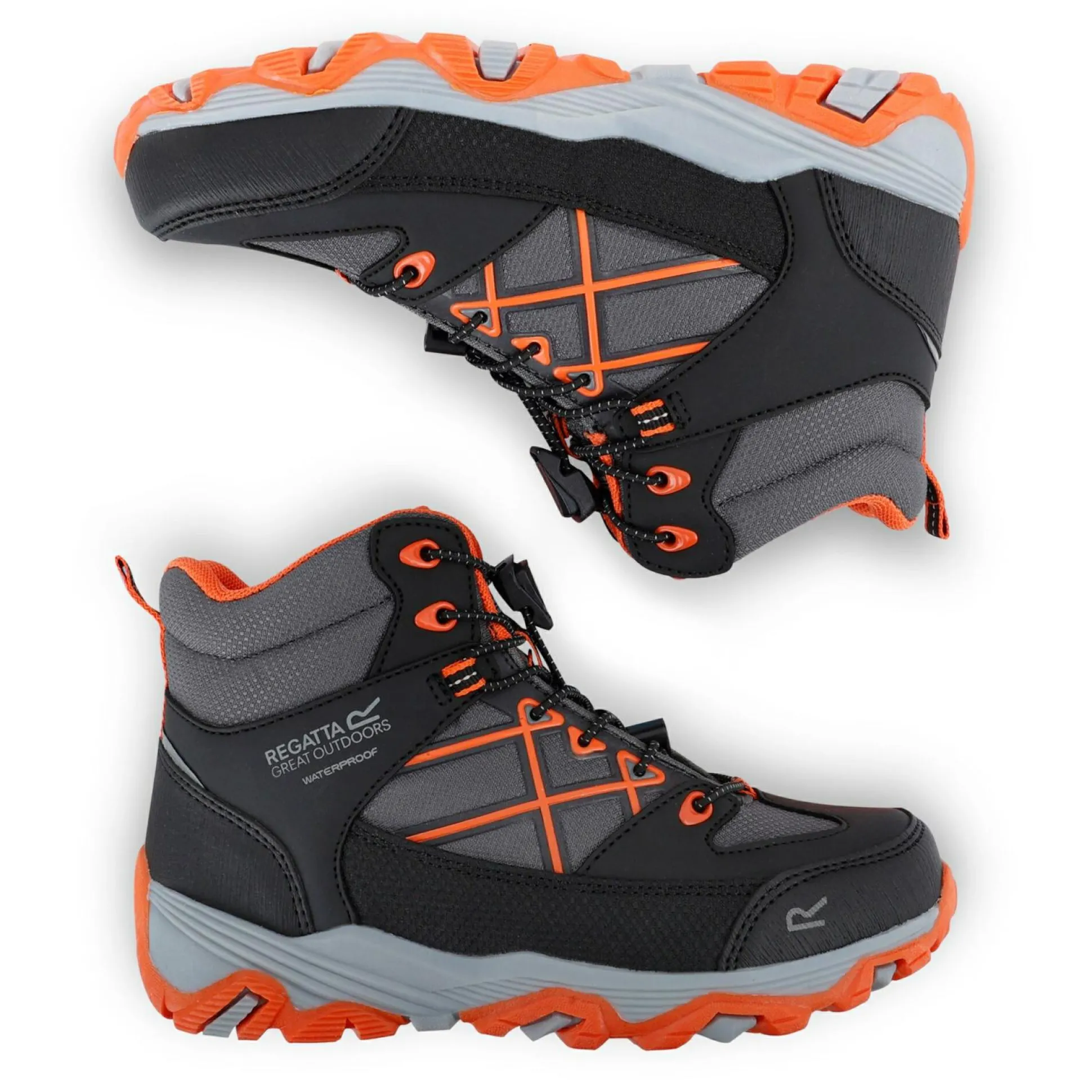 Kids' Samaris III Walking Boots | Black Blaze Orange