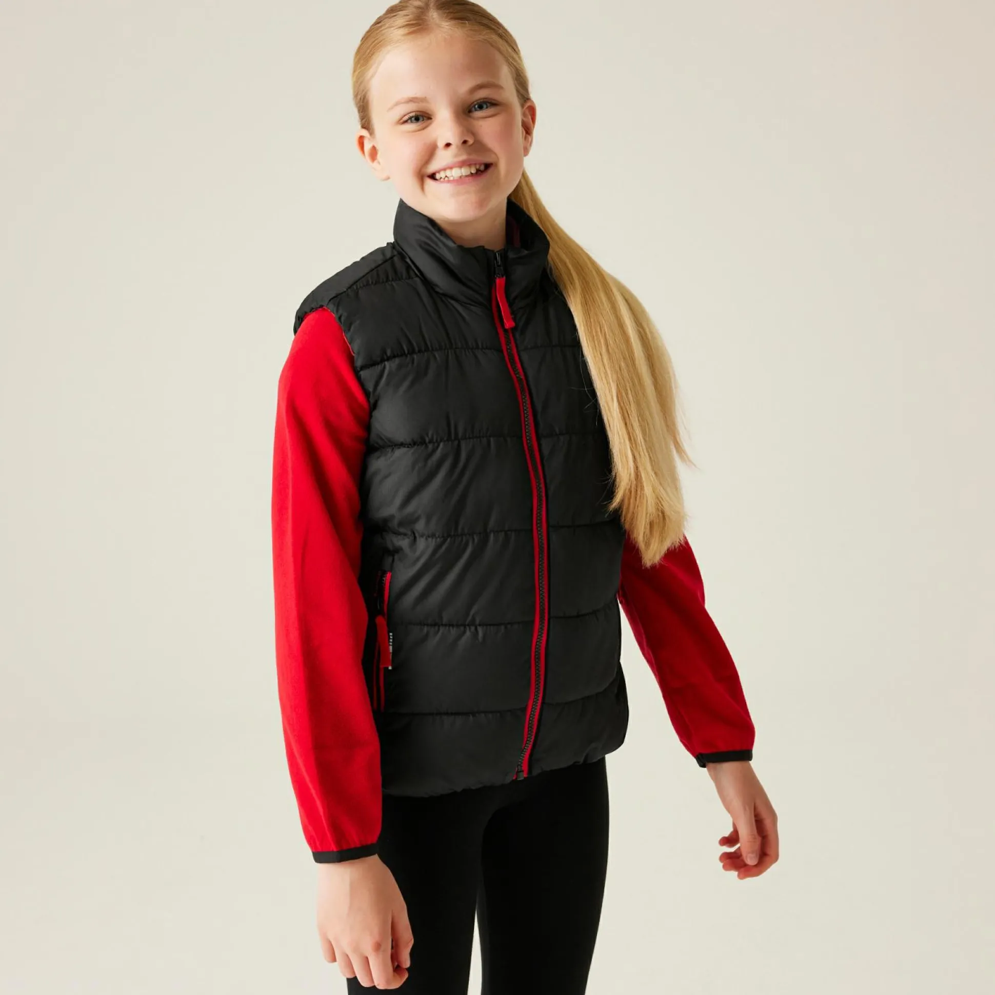 Kids' Scholar Thermal Bodywarmer | Black Classic Red