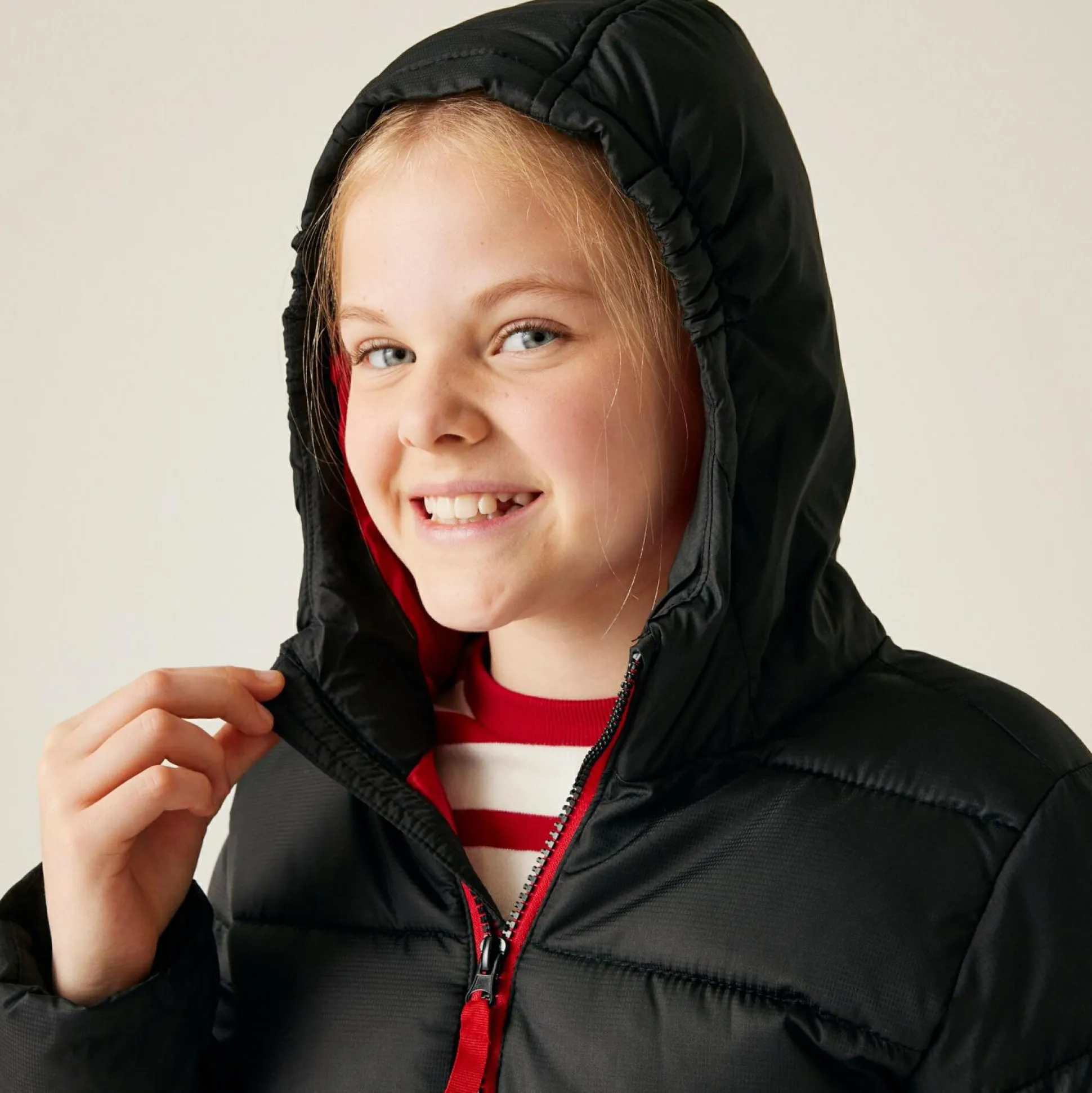 Kids' Thermal Jacket | Black Classic Red