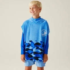 Kids' Towel Robe II | Elysium Blue Blue Camo