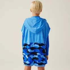 Kids' Towel Robe II | Elysium Blue Blue Camo