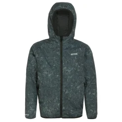 Kids' Volcanics VIII Reflective Jacket | Seal Grey Terrain Print
