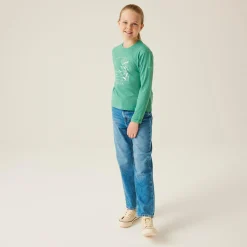 Kids' Wenbie III Graphic T-Shirt | Dusty Green Flower Mountain