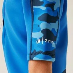 Kids' Wetsuit | Blue Camo Olympian Blue Navy