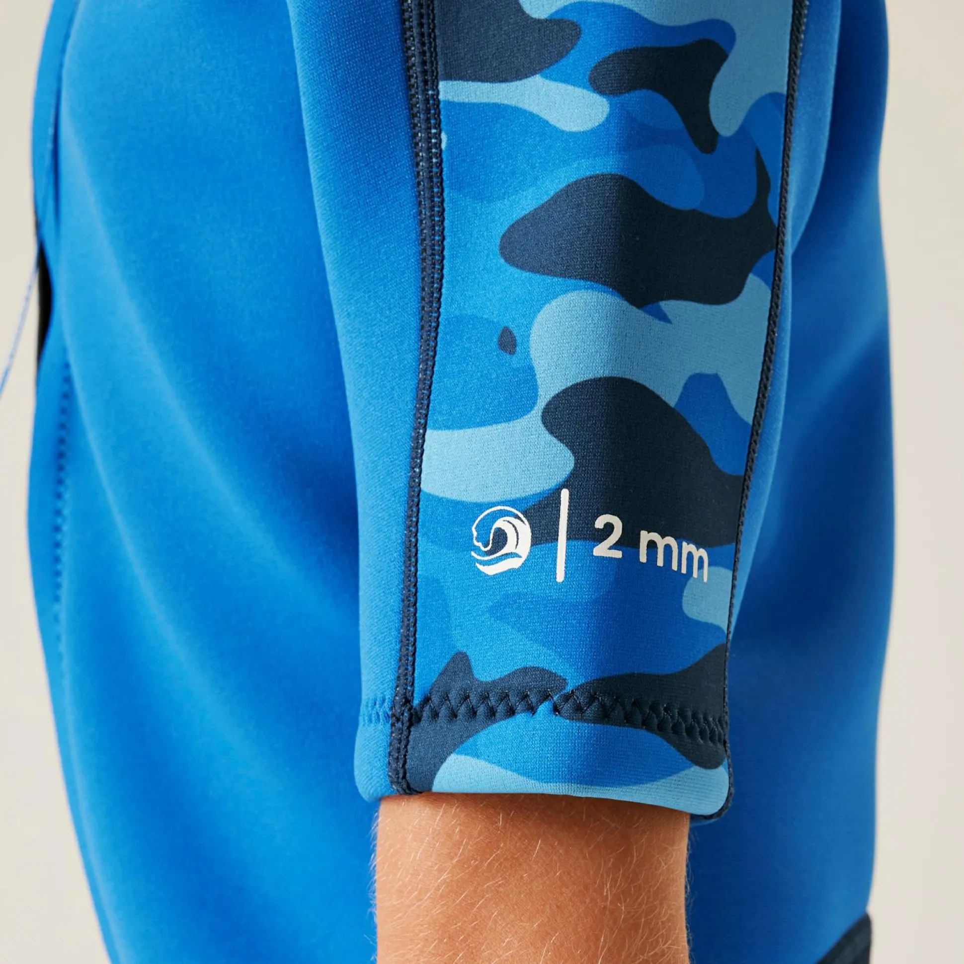 Kids' Wetsuit | Blue Camo Olympian Blue Navy