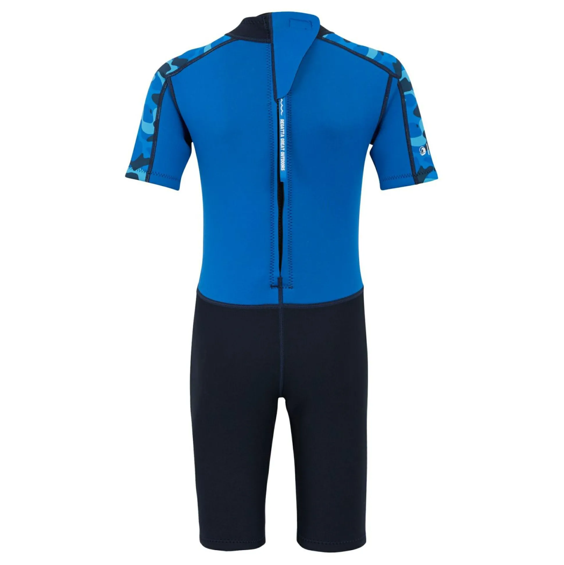 Kids' Wetsuit | Blue Camo Olympian Blue Navy
