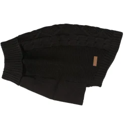 Knitted Dog Jumper | Black