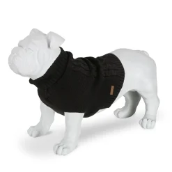 Knitted Dog Jumper | Black