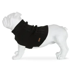 Knitted Dog Jumper | Black