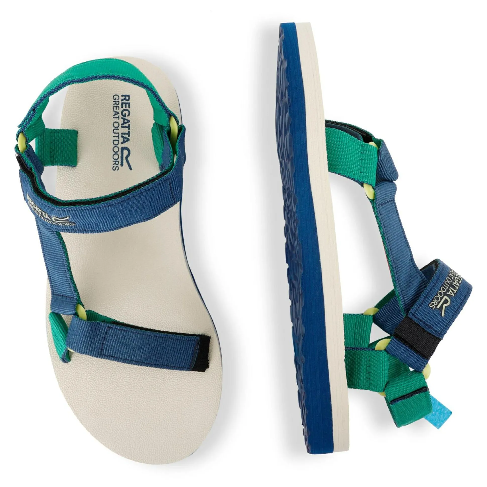 Lady Vendeavour Sandal | Blue Green