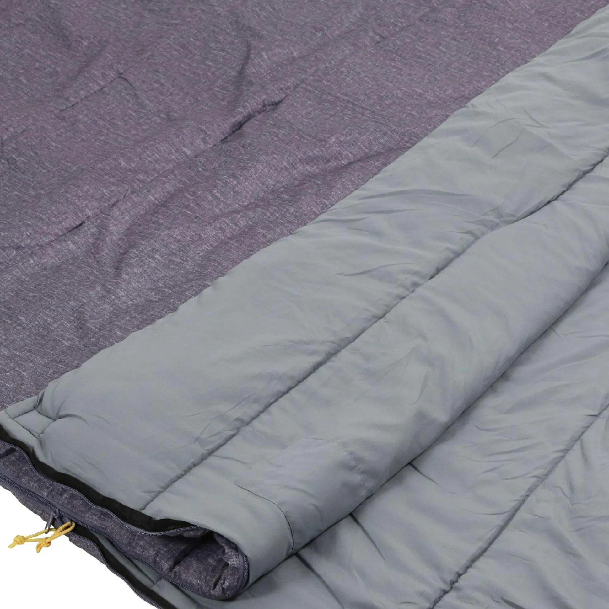 Maui Polyester Lined Double Sleeping Bag | Marl Grey