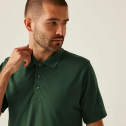 Men's 65/35 SS Polo Top | Dark Green