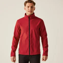 Men's Ablaze Printable Softshell Jacket | Classic Red Black