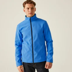 Men's Ablaze Printable Softshell Jacket | French Blue Navy