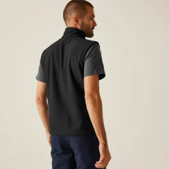 Men's Ablaze Printable Softshell Bodywarmer | Black