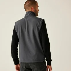 Men's Ablaze Printable Softshell Bodywarmer | Seal Grey Black