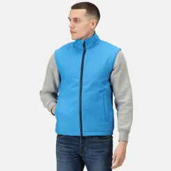 Men's Ablaze Printable Softshell Bodywarmer | French Blue Navy