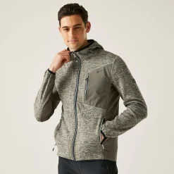 Men's Alven Full Zip Fleece | Golden Sand Marl Treetop