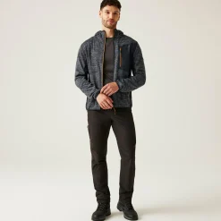 Men's Alven Full Zip Fleece | Ash Marl Black Fox