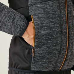 Men's Alven Full Zip Fleece | Ash Marl Black Fox