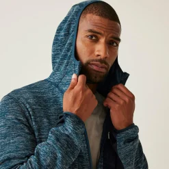 Men's Alven Full Zip Fleece | Moonlight Denim Marl Navy
