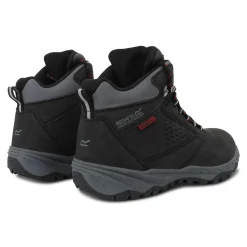 Men's Amble Walking Boots | Black Red