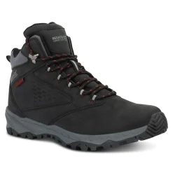 Men's Amble Walking Boots | Black Red