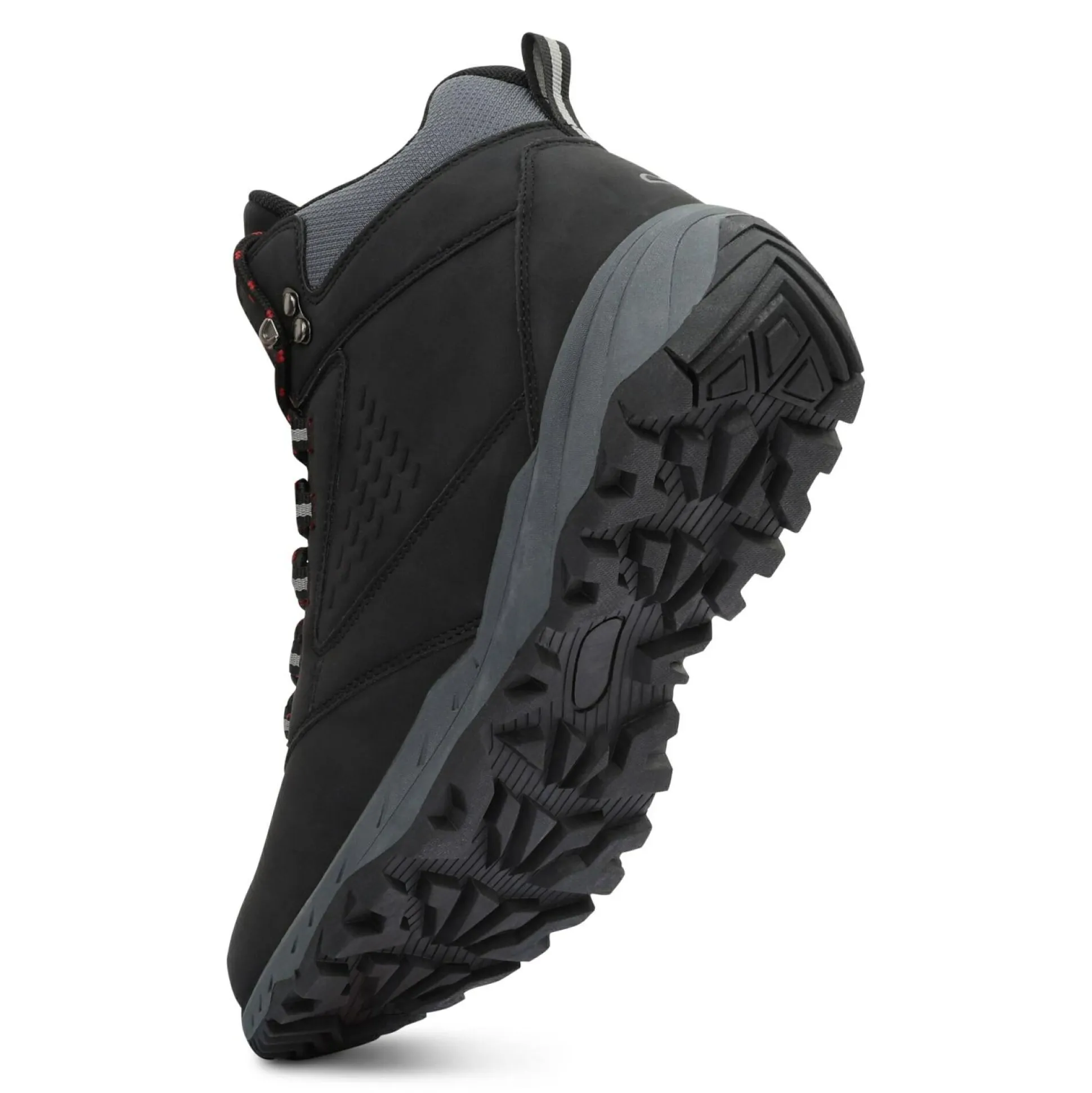 Men's Amble Walking Boots | Black Red