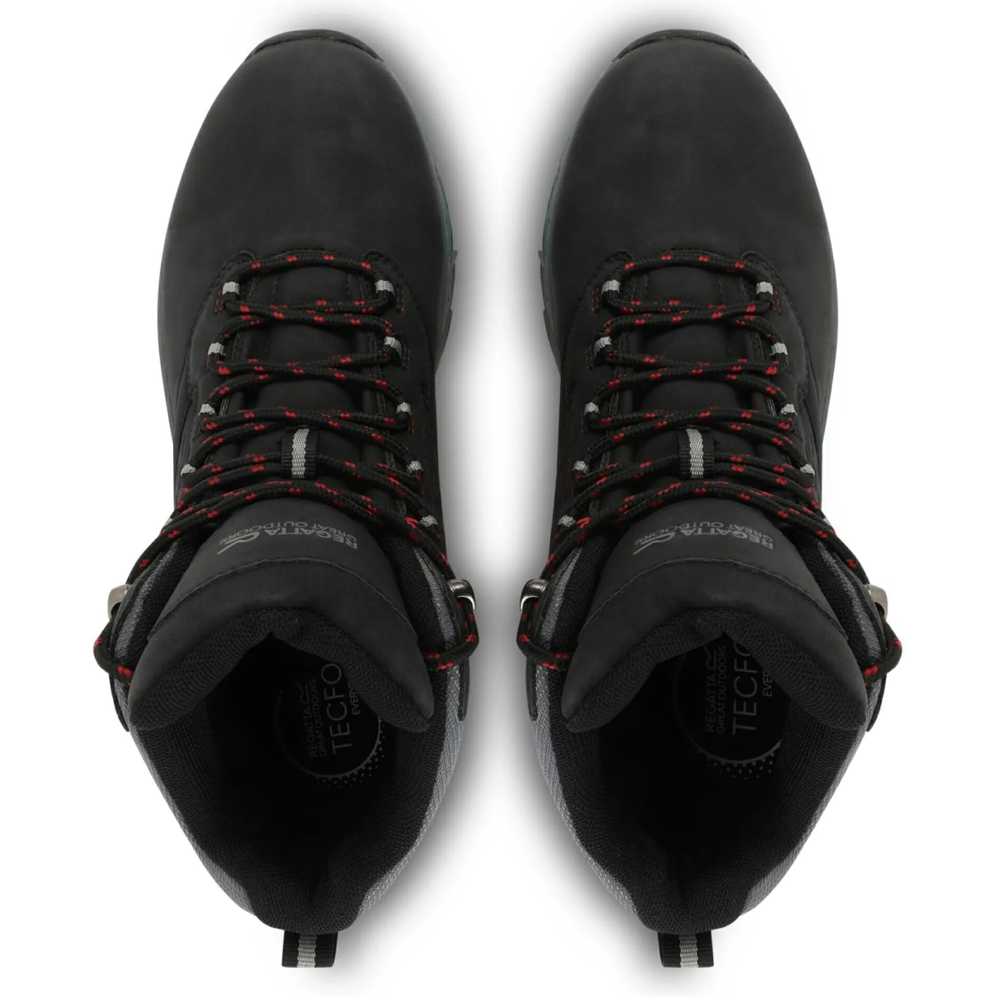 Men's Amble Walking Boots | Black Red