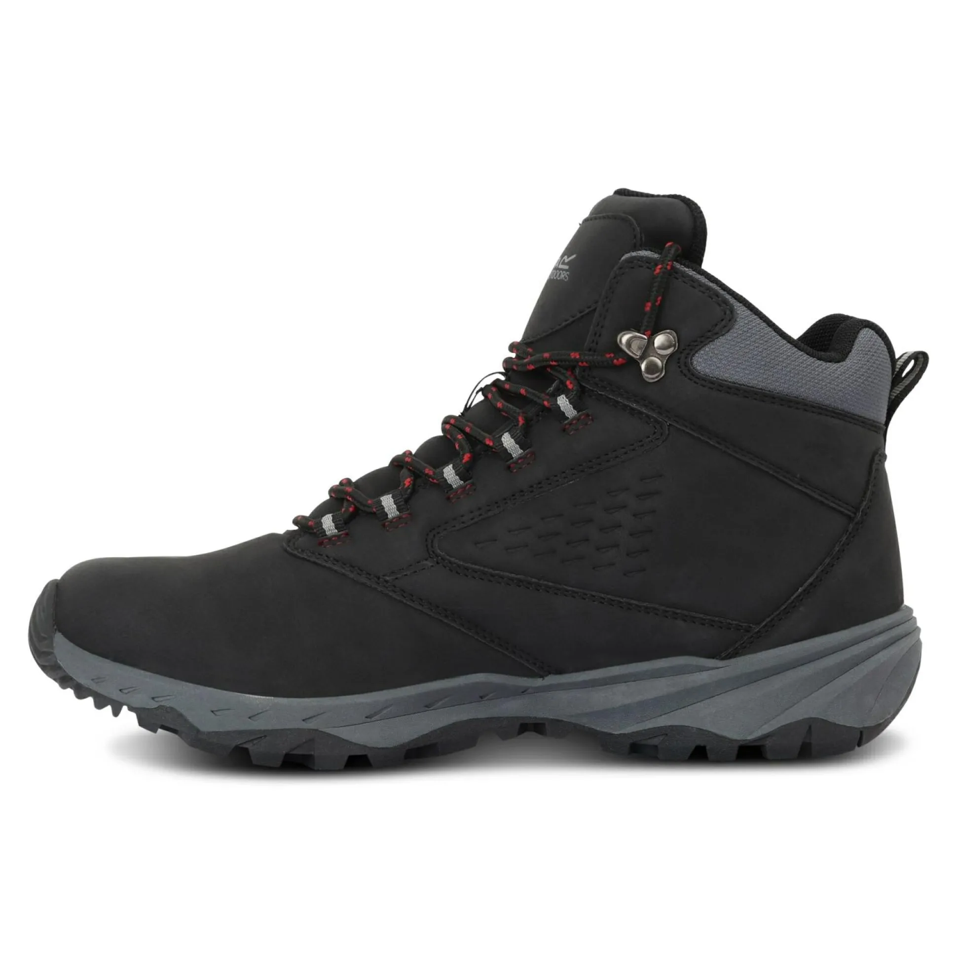 Men's Amble Walking Boots | Black Red