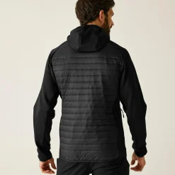 Men's Andreson Hybrid Jacket | Black Dark Maroon