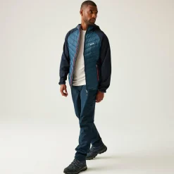 Men's Andreson VIII Hybrid Jacket | Moonlight Denim Navy Tangerine Tango