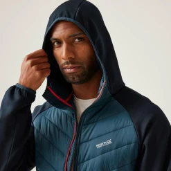 Men's Andreson VIII Hybrid Jacket | Moonlight Denim Navy Tangerine Tango