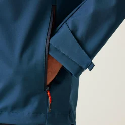 Men's Arana Softshell Jacket | Moonlight Denim Tangerine Tango
