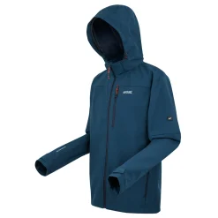 Men's Arana Softshell Jacket | Moonlight Denim Tangerine Tango