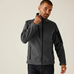 Men's Arcola 3 Layer Membrane Softshell Jacket | Seal Grey Black