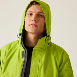 Men's Ardmore Shell Jacket | Key Lime Seal Grey