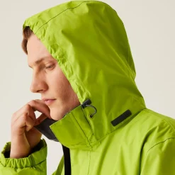 Men's Ardmore Shell Jacket | Key Lime Seal Grey