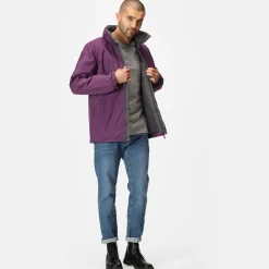 Men's Ardmore Shell Jacket | Majestic Purple Seal Grey