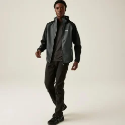 Men's Arec III Softshell Jacket | Ash Marl Black
