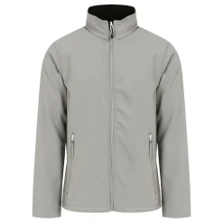 Men's Ascender 2 Layer Softshell Jacket | Mineral Grey Black