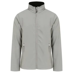 Men's Ascender 2 Layer Softshell Jacket | Mineral Grey Black