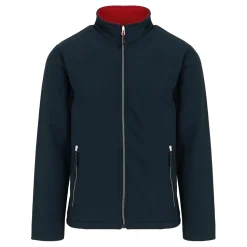 Men's Ascender 2 Layer Softshell Jacket | Navy Classic Red