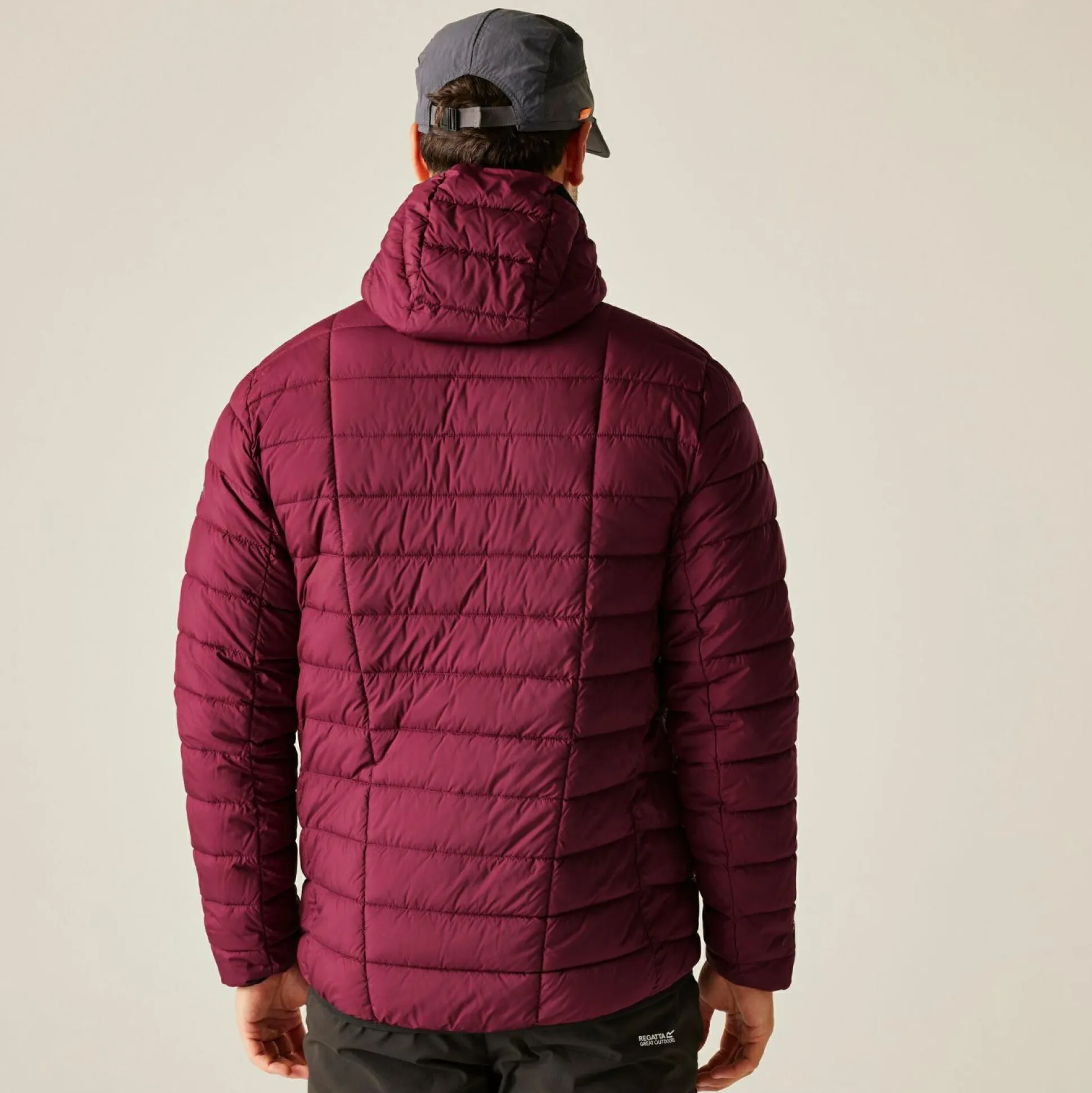 Men's Asper Padded Jacket | Dark Maroon