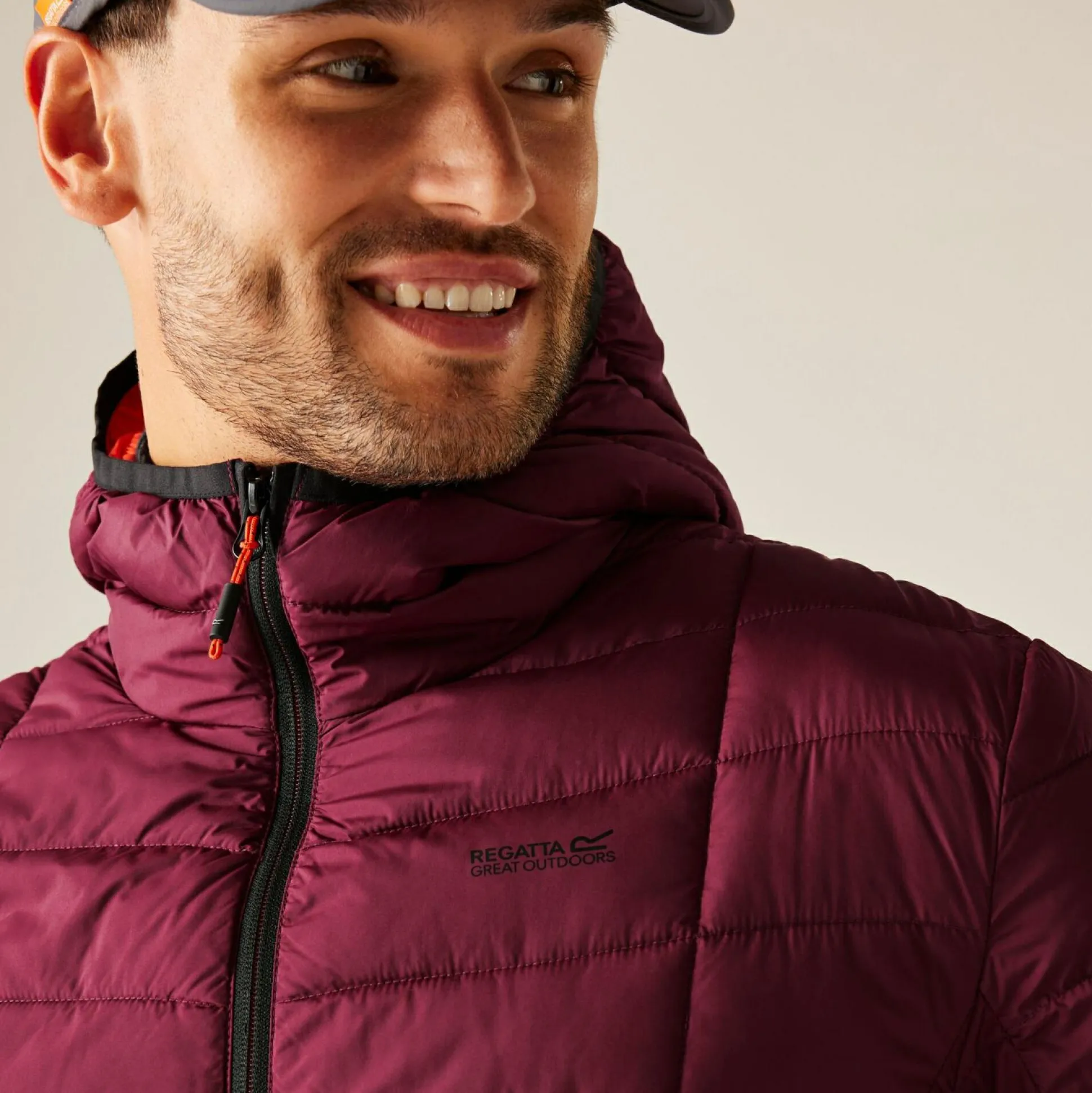 Men's Asper Padded Jacket | Dark Maroon