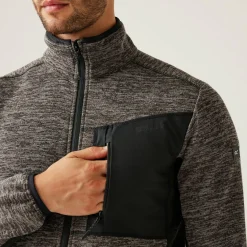 Men's Baslinn Full Zip Fleece | Treetop Marl Black